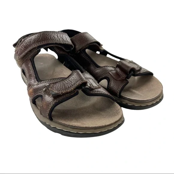 Dr Scholls Hayden Leather Fisherman River Sandals Shoes - Picture 2 of 6